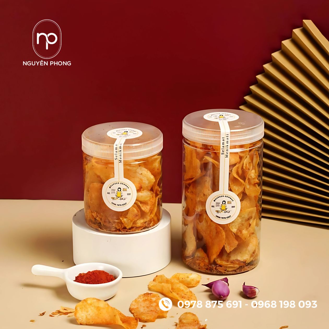 Mẫu logo quán ăn vặt